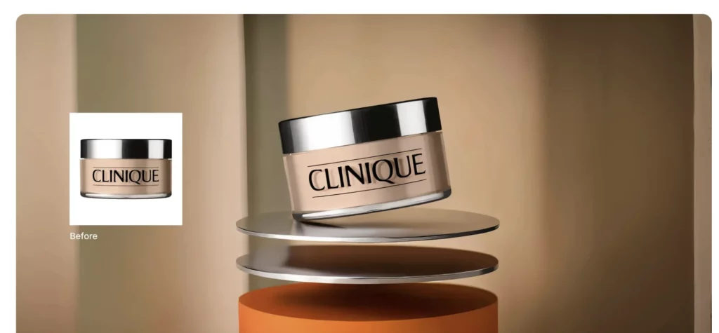 Créez des visuels sans Photoshop 4 claid ai amelioration photo produit avant apres