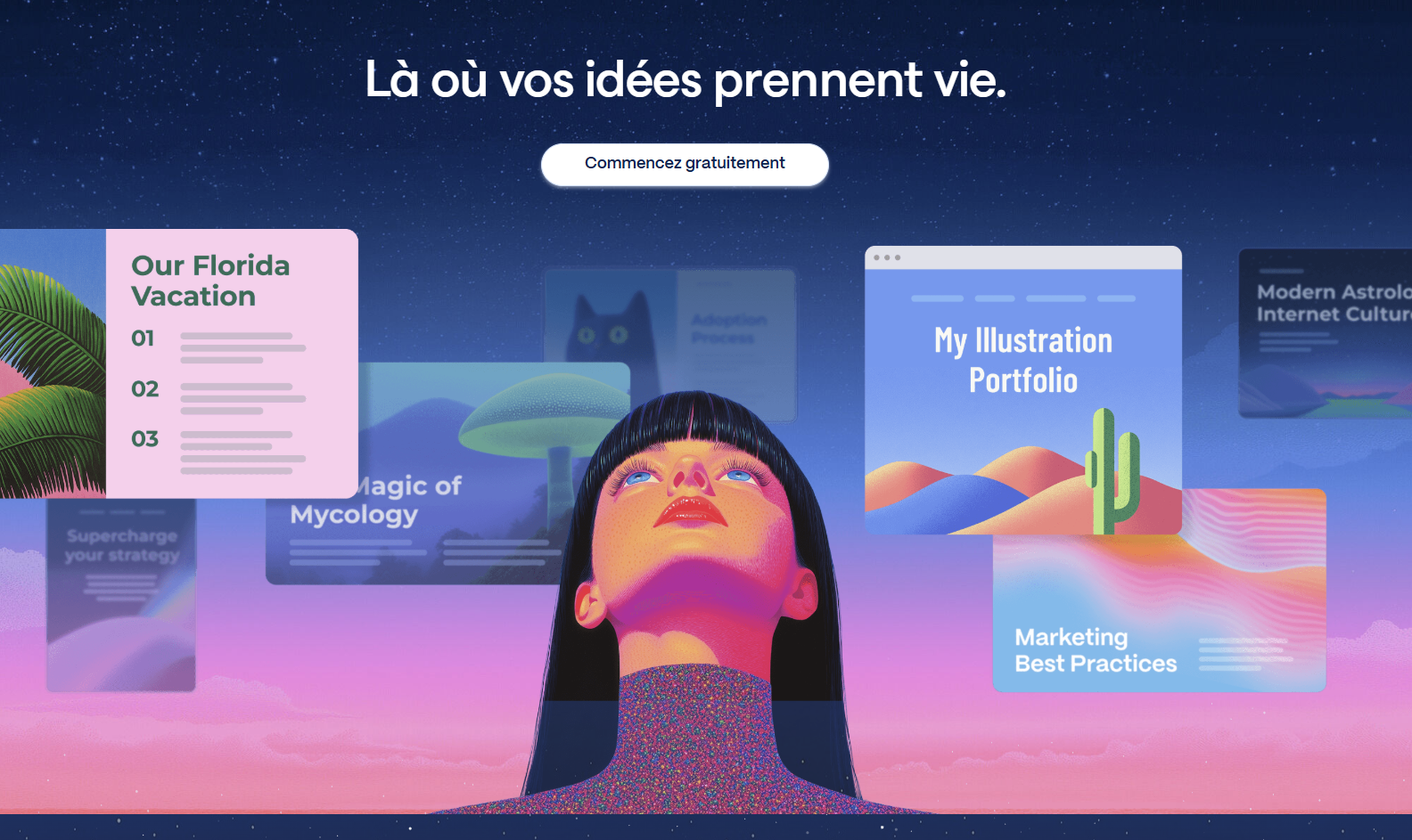 Transformez vos présentations avec l'IA 2 Illustration Gamma : une IA au service de vos idées.