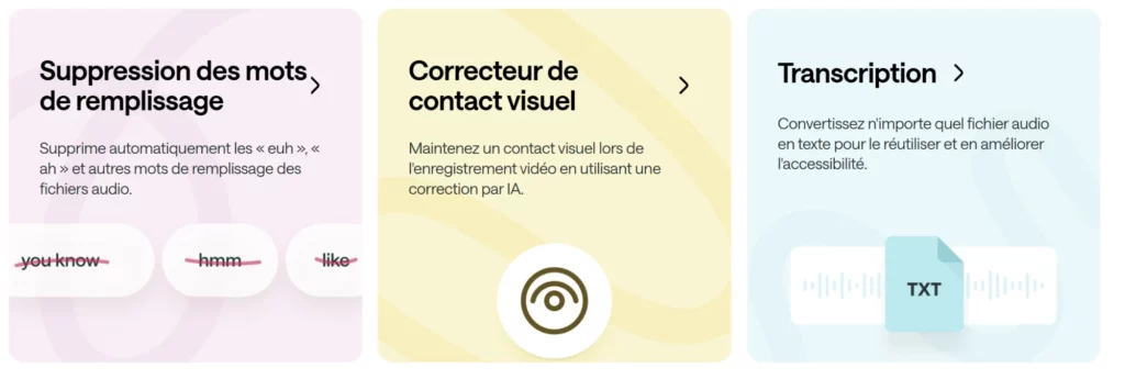 podcastle fonctionnalites ia transcription nettoyage audio