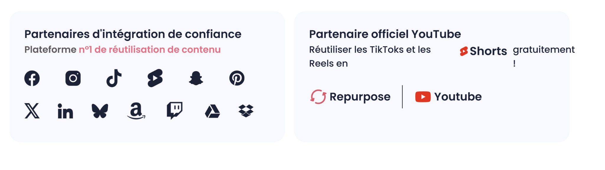 Repurpose.io partenaire officiel YouTube Shorts